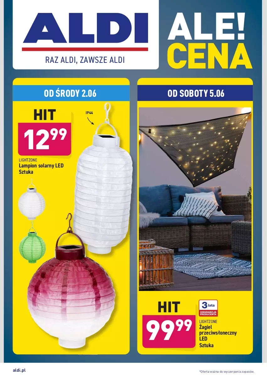 Gazetka promocyjna Aldi - ważna 02.06 do 05.06.2021 - strona 1 - produkty: Lampion