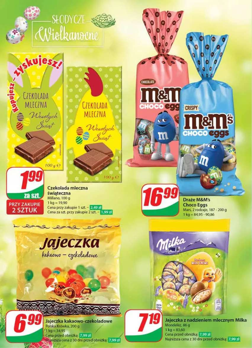 Gazetka promocyjna Dino - Gazetka 010 - ważna 06.03 do 12.03.2024 - strona 12 - produkty: Czekolada, Czekolada mleczna, Kakao, Mars, Milka