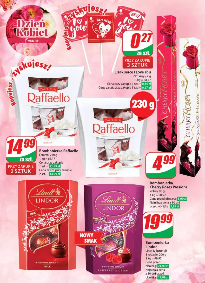 Gazetka promocyjna Dino - Gazetka 010 - ważna 06.03 do 12.03.2024 - strona 7 - produkty: Fa, Ferrero, Lindor, Lindt, Raffaello, Ser