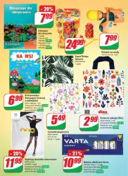 Gazetka promocyjna Dino - Gazetka 010 - Gazetka - ważna od 12.03 do 12.03.2024 - strona 47 - produkty: Top, Ser, Papier, Torba na zakupy, Dinozaur, Kolorowanka, Serwetki papierowe, Klej, Serwetki, Rajstopy, Varta, Baterie alkaliczne, Torba, Pistolet