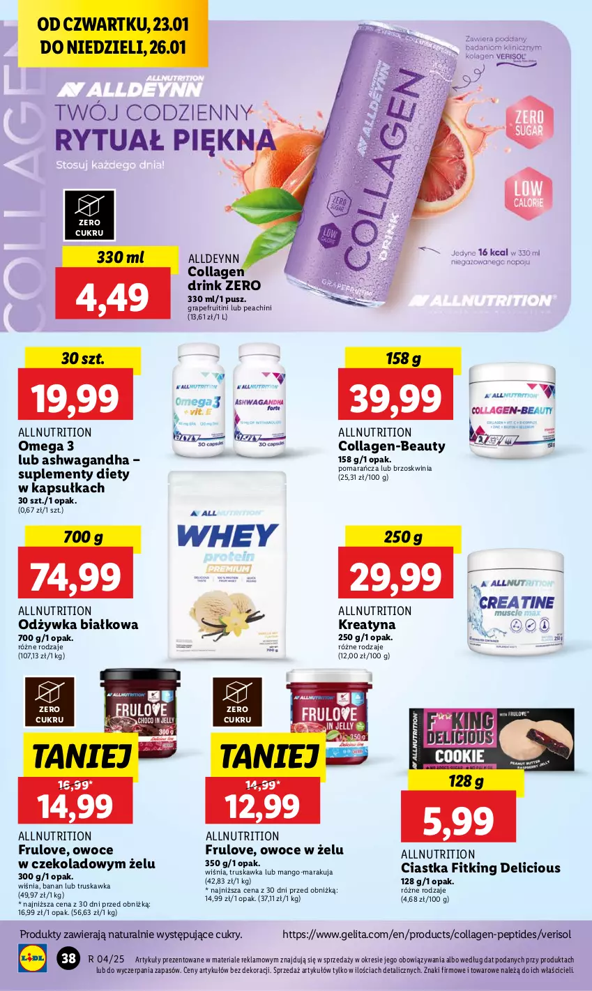 Gazetka promocyjna Lidl - GAZETKA - ważna 23.01 do 26.01.2025 - strona 40 - produkty: Ciastka, Gra, Mango, Odżywka, Owoce, Waga