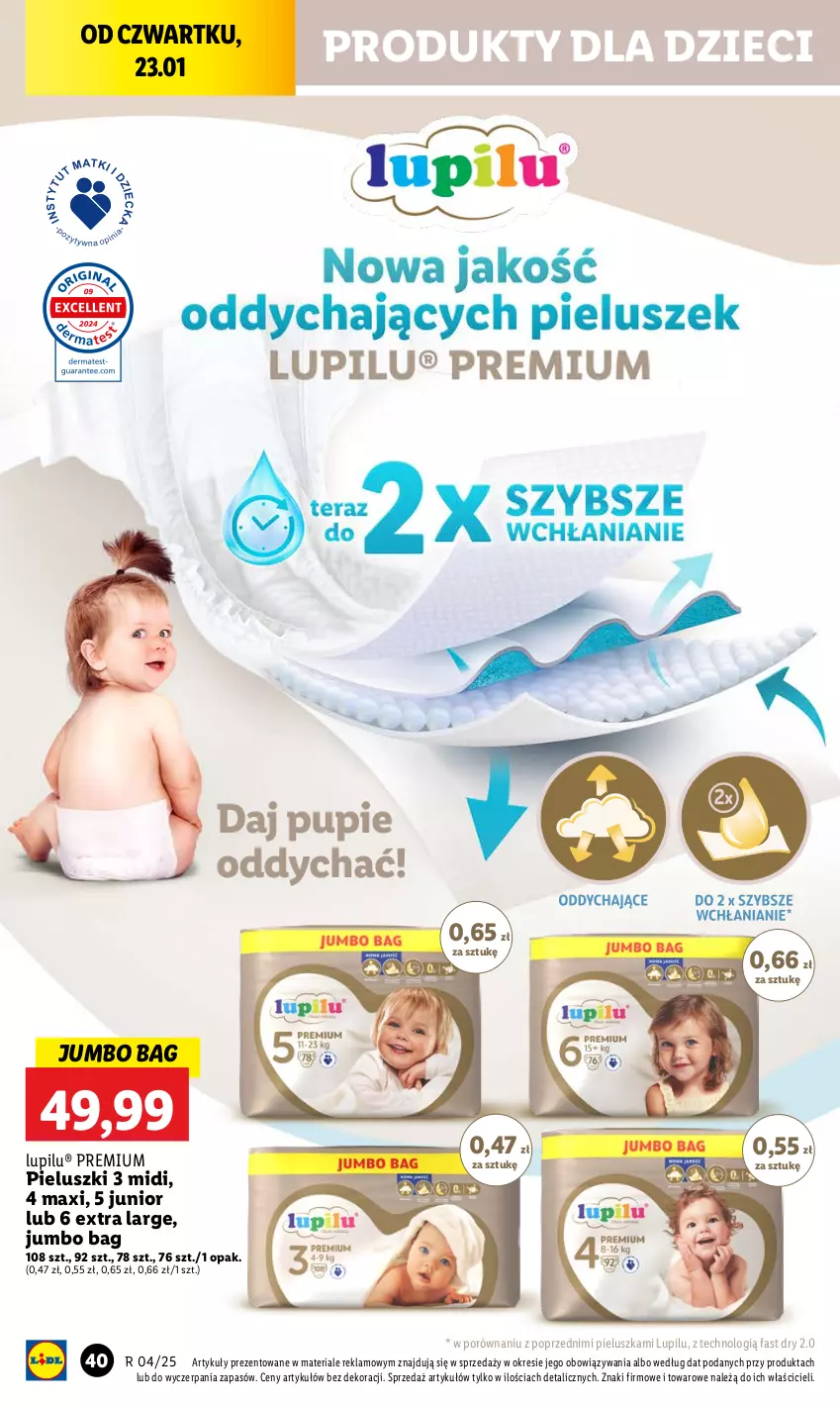 Gazetka promocyjna Lidl - GAZETKA - ważna 23.01 do 26.01.2025 - strona 42 - produkty: Dzieci, Fa, O Bag, Por