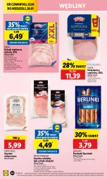 Gazetka promocyjna Lidl - GAZETKA - Gazetka - ważna od 26.01 do 26.01.2025 - strona 26 - produkty: Polędwica, Pur, Szynka wieprzowa, Parówki, Szynka, PIKOK, Morliny, Berlinki