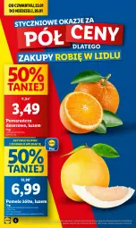 Gazetka promocyjna Lidl - GAZETKA - Gazetka - ważna od 26.01 do 26.01.2025 - strona 6 - produkty: Ser, Pomarańcze, Pomelo, Deser