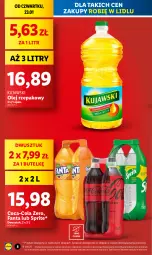 Gazetka promocyjna Lidl - GAZETKA - Gazetka - ważna od 26.01 do 26.01.2025 - strona 8 - produkty: Kujawski, Coca-Cola, Fanta, Olej rzepakowy, Sprite, Olej, Fa