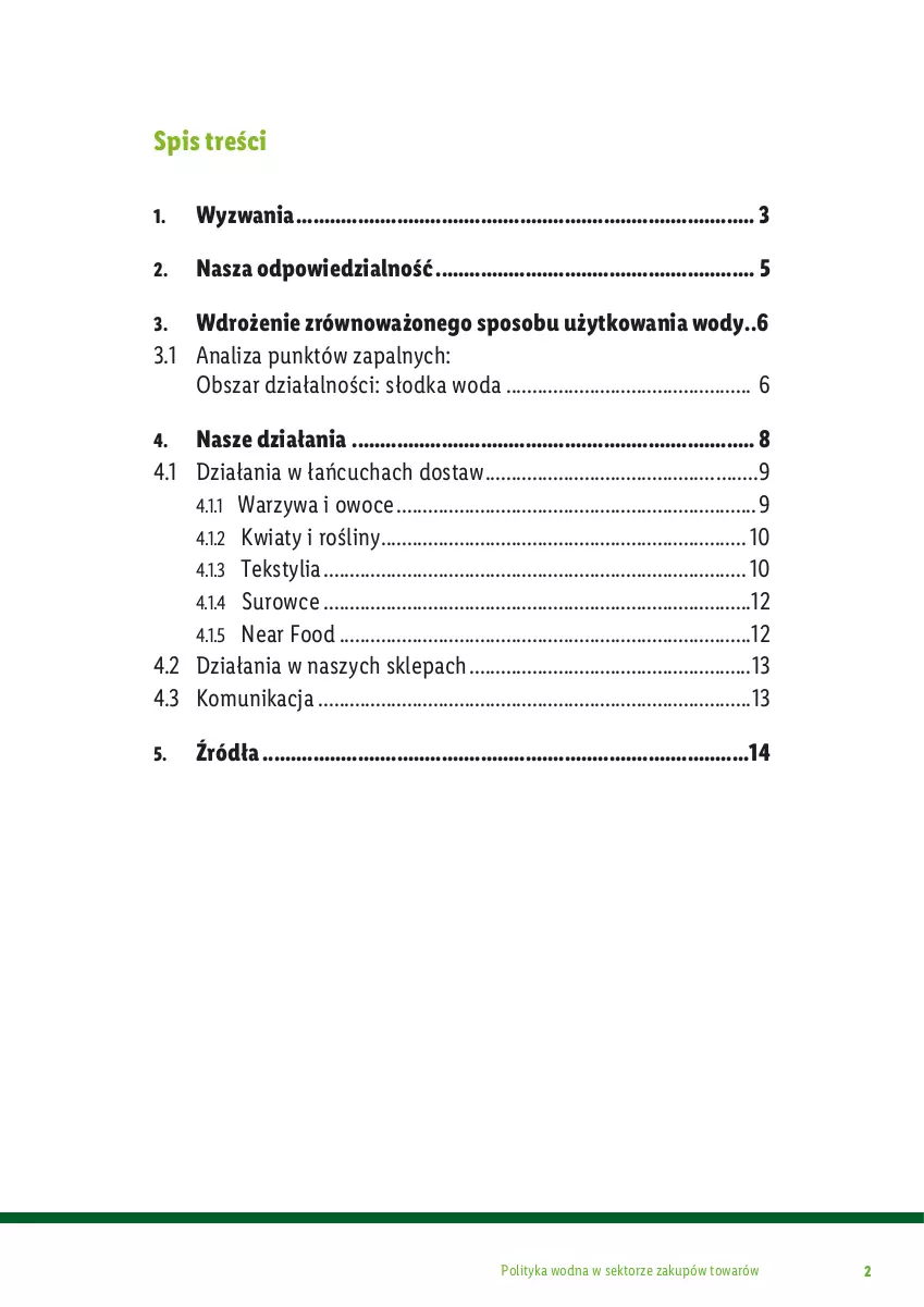 Gazetka promocyjna Lidl - Polityka zakupowa Save Water - ważna 21.03.2024 do 21.03.2030 - strona 2 - produkty: Kwiaty i rośliny, Owoce, Warzywa, Warzywa i owoce, Woda