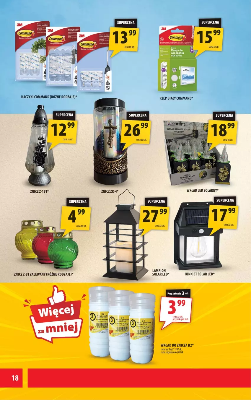 Gazetka promocyjna Arhelan - Gazetka - ważna 25.09 do 03.10.2026 - strona 18 - produkty: Lampion, Znicz