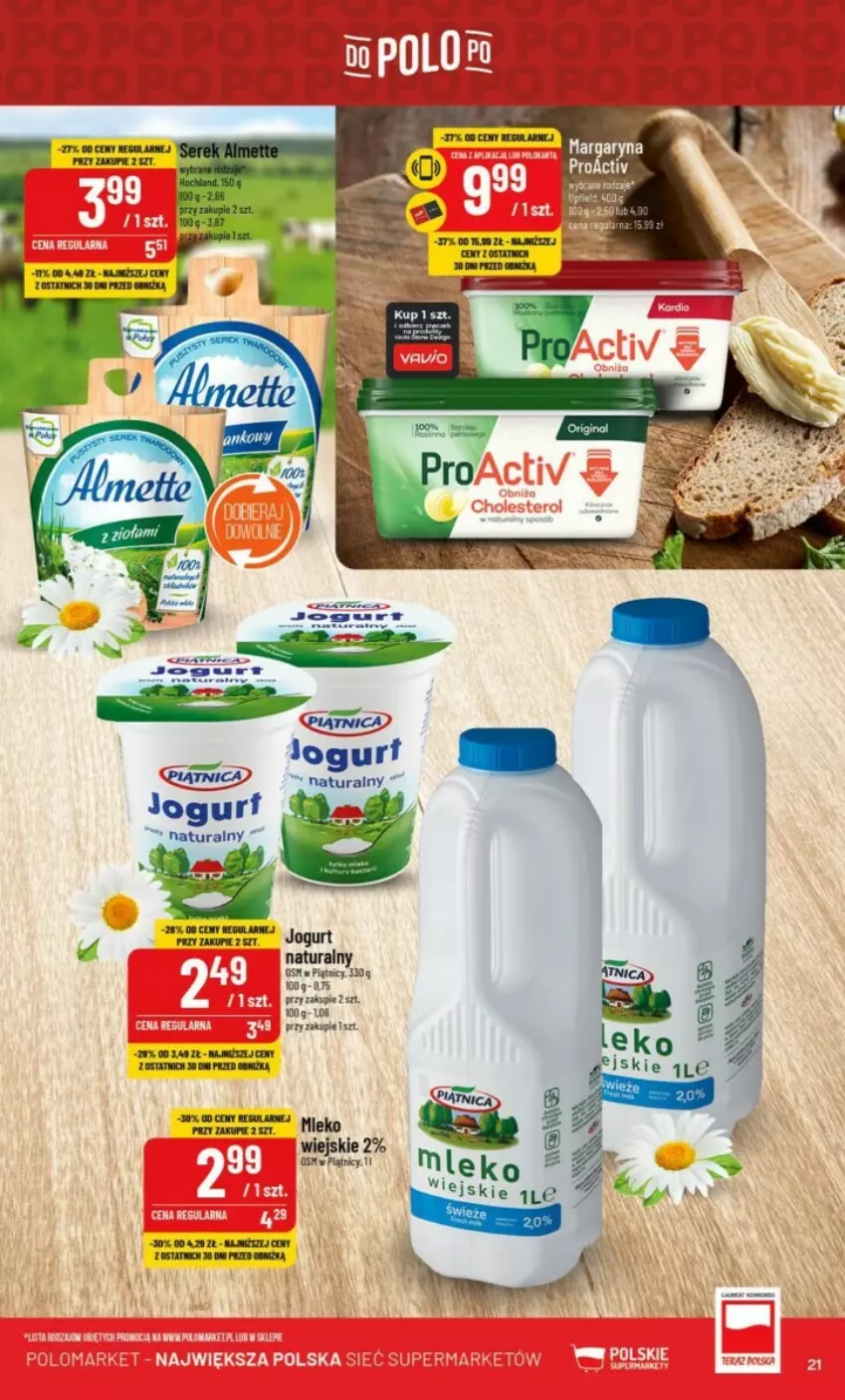 Gazetka promocyjna PoloMarket - ważna 08.11 do 14.11.2023 - strona 14 - produkty: Jogurt, Mleko, Piątnica