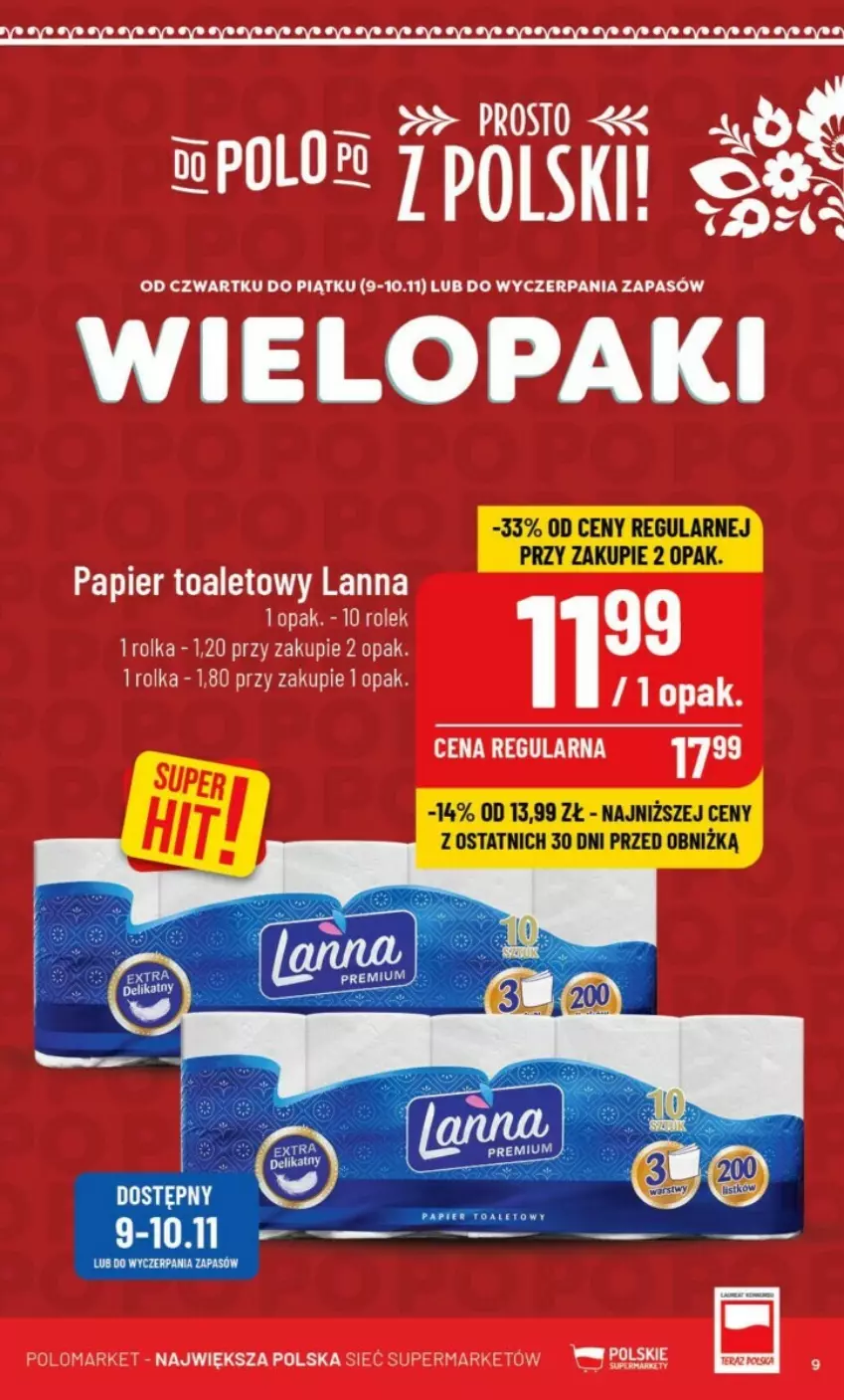 Gazetka promocyjna PoloMarket - ważna 08.11 do 14.11.2023 - strona 52 - produkty: Papier, Papier toaletowy