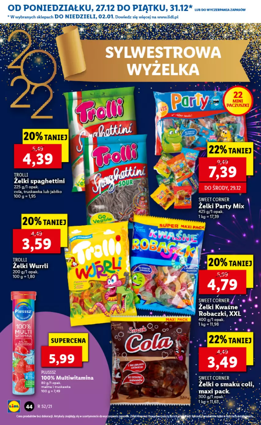 Gazetka promocyjna Lidl - GAZETKA - ważna 27.12.2021 do 02.01.2022 - strona 46 - produkty: Jabłka, Spaghetti