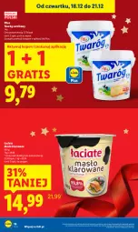 Gazetka promocyjna Lidl - GAZETKA - Gazetka - ważna od 21.12 do 21.12.2025 - strona 16 - produkty: Masło klarowane, Ser, Gra, Twaróg, Pilos, Masło