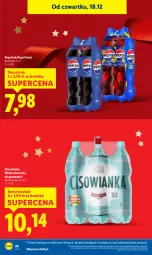 Gazetka promocyjna Lidl - GAZETKA - Gazetka - ważna od 21.12 do 21.12.2025 - strona 20 - produkty: Pepsi, Woda mineralna, Woda, Cisowianka