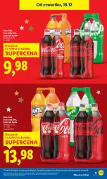 Gazetka promocyjna Lidl - GAZETKA - Gazetka - ważna od 21.12 do 21.12.2025 - strona 21 - produkty: Coca-Cola, Fanta, Sprite, Fa