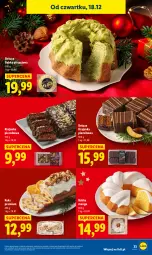 Gazetka promocyjna Lidl - GAZETKA - Gazetka - ważna od 21.12 do 21.12.2025 - strona 35 - produkty: Piernik, Babka, Mango
