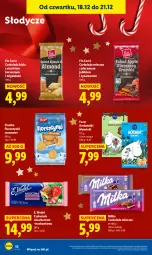 Gazetka promocyjna Lidl - GAZETKA - Gazetka - ważna od 21.12 do 21.12.2025 - strona 54 - produkty: Piec, Ciastka, Sezam, Czekolada mleczna, Herbatniki, Czekolada, E. Wedel, Florentynki, Milka, Fa