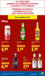 Gazetka promocyjna Lidl - GAZETKA - Gazetka - ważna od 21.12 do 21.12.2025 - strona 63 - produkty: Piwa, Ser, Por, Gin, Desperados, Perła