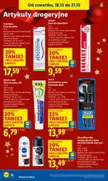 Gazetka promocyjna Lidl - GAZETKA - Gazetka - ważna od 21.12 do 21.12.2025 - strona 68 - produkty: Nivea Men, Pasta do zębów, Lack, Lacalut, Antyperspirant, Sensodyne, Blend-a-Med, Nivea