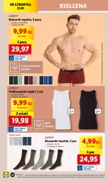 Gazetka promocyjna Lidl - GAZETKA - Gazetka - ważna od 26.01 do 26.01.2025 - strona 30 - produkty: Podkoszulek, Sok, Ser, Karp, Kosz, Skarpetki, Moda, Bielizna, Bokserki