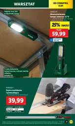 Gazetka promocyjna Lidl - GAZETKA - Gazetka - ważna od 26.01 do 26.01.2025 - strona 33 - produkty: Parkside, Szyna, Reflektor, Lampa, Akumulator