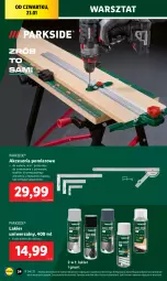 Gazetka promocyjna Lidl - GAZETKA - Gazetka - ważna od 26.01 do 26.01.2025 - strona 36 - produkty: Parkside, Poziomica, Grunt, Lakier