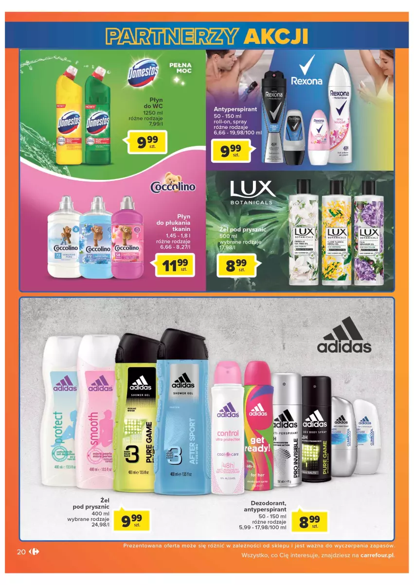 Gazetka promocyjna Carrefour - Gazetka Market - ważna 04.05 do 28.05.2022 - strona 20 - produkty: Adidas, Antyperspirant, Dezodorant, Piec, Rexona