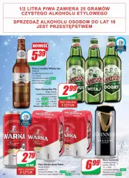 Gazetka promocyjna Dino - Gazetka 50 / 2024 - Gazetka - ważna od 17.12 do 17.12.2024 - strona 58 - produkty: Piwo, Namysłów, Warka, Carlsberg