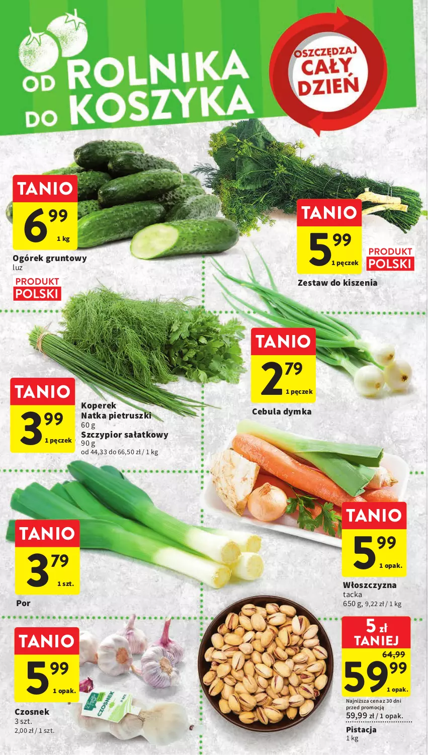 Gazetka promocyjna Intermarche - Gazetka Intermarche - ważna 25.05 do 31.05.2023 - strona 16 - produkty: Cebula, Czosnek, Grunt, Natka pietruszki, Ogórek, Por, Sałat