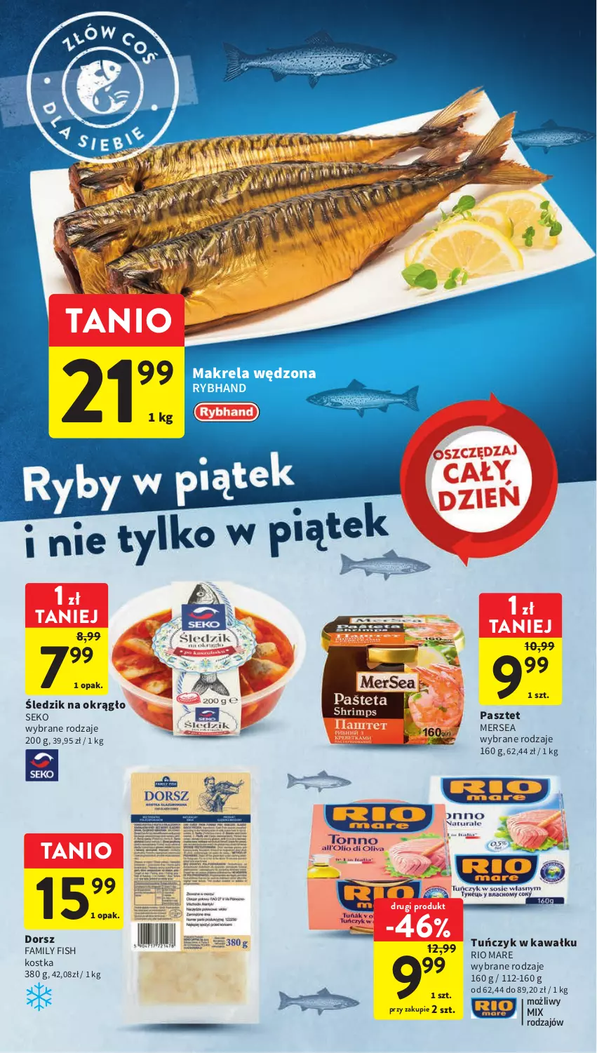 Gazetka promocyjna Intermarche - Gazetka Intermarche - ważna 25.05 do 31.05.2023 - strona 24 - produkty: Dorsz, Fa, Kawa, Pasztet, Rio Mare, SEKO, Tuńczyk