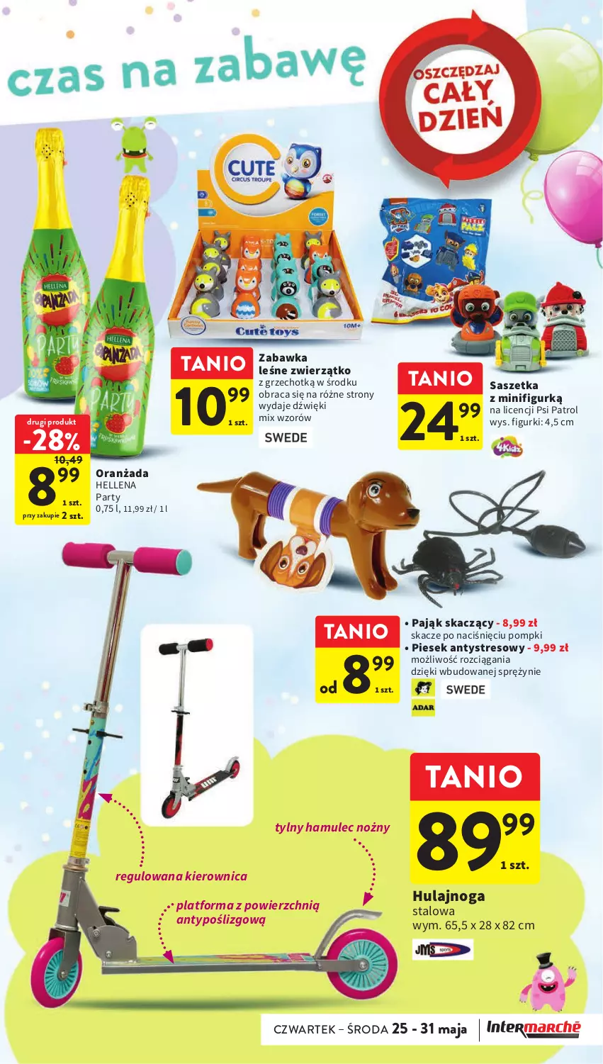 Gazetka promocyjna Intermarche - Gazetka Intermarche - ważna 25.05 do 31.05.2023 - strona 7 - produkty: Hellena, Hulajnoga, Kierownica, Mule, Noż, Oranżada, Psi Patrol, Zabawka