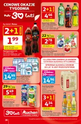 Gazetka promocyjna Auchan - Gazetka 30 Lat Hipermarket Auchan - Gazetka - ważna od 25.02 do 25.02.2026 - strona 26 - produkty: Piwo, Sok, Mus, Somersby, Mirinda, Pepsi, Tymbark, Woda, Napój, Hortex