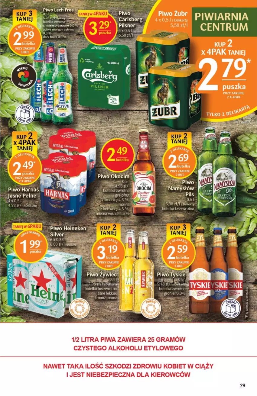 Gazetka promocyjna Delikatesy Centrum - Gazetka DC31 - ważna 11.08 do 17.08.2022 - strona 29 - produkty: Carlsberg, Gra, Heineken, Koc, Okocim, Piec, Piwa, Piwo, Rum, Tyskie