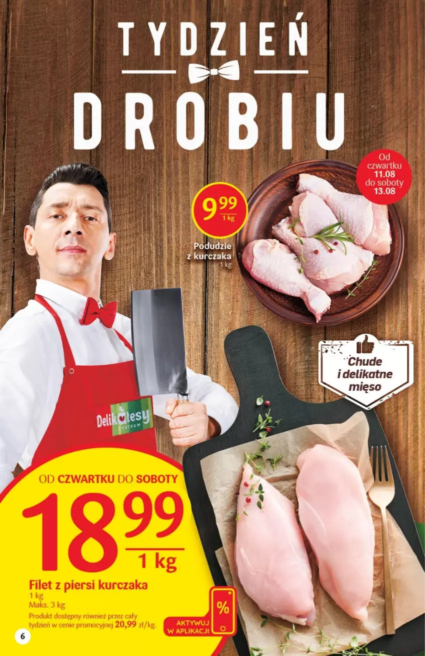 Gazetka promocyjna Delikatesy Centrum - Gazetka DC31 - ważna 11.08 do 17.08.2022 - strona 6 - produkty: Kurczak, Mięso