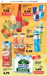 Gazetka promocyjna Netto - Gazetka spożywcza 20.06-26.06 - Gazetka - ważna od 26.06 do 26.06.2022 - strona 14 - produkty: Sok, Napój energetyczny, Napój bezalkoholowy, Red Bull, Napój izotoniczny, Woda mineralna, Woda, Napój, Hortex