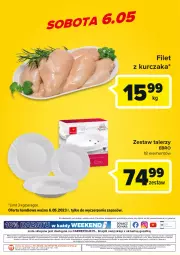 Gazetka promocyjna Carrefour - Gazetka Carrefour ma oferty dnia - Gazetka - ważna od 06.05 do 06.05.2023 - strona 4 - produkty: Kurczak, O nas, Talerz, Zestaw talerzy