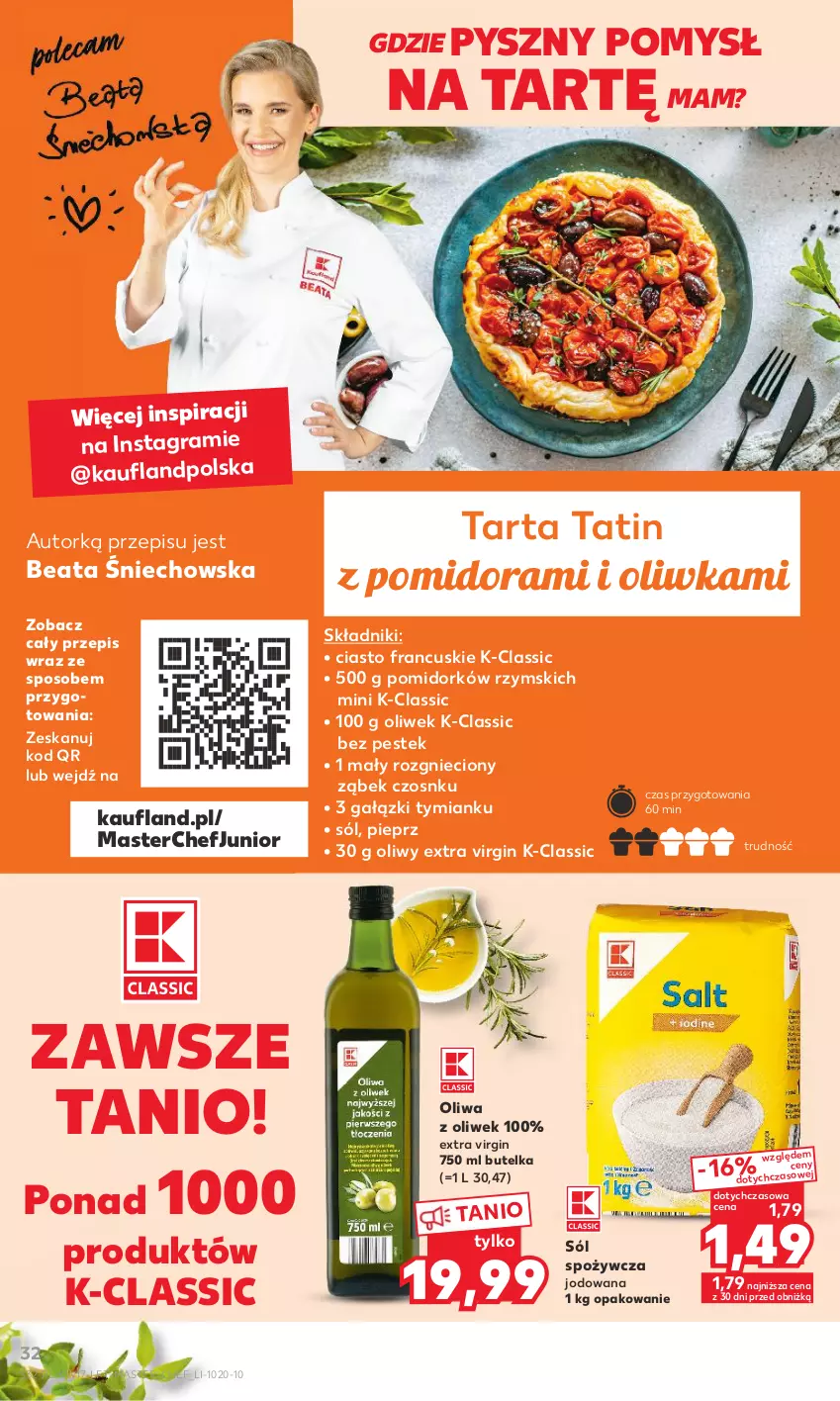 Gazetka promocyjna Kaufland - Gazetka tygodnia - ważna 26.04 do 02.05.2023 - strona 32 - produkty: Ciasto francuskie, Gin, Gra, Oliwa z oliwek, Pieprz, Sól, Stek, Tarta