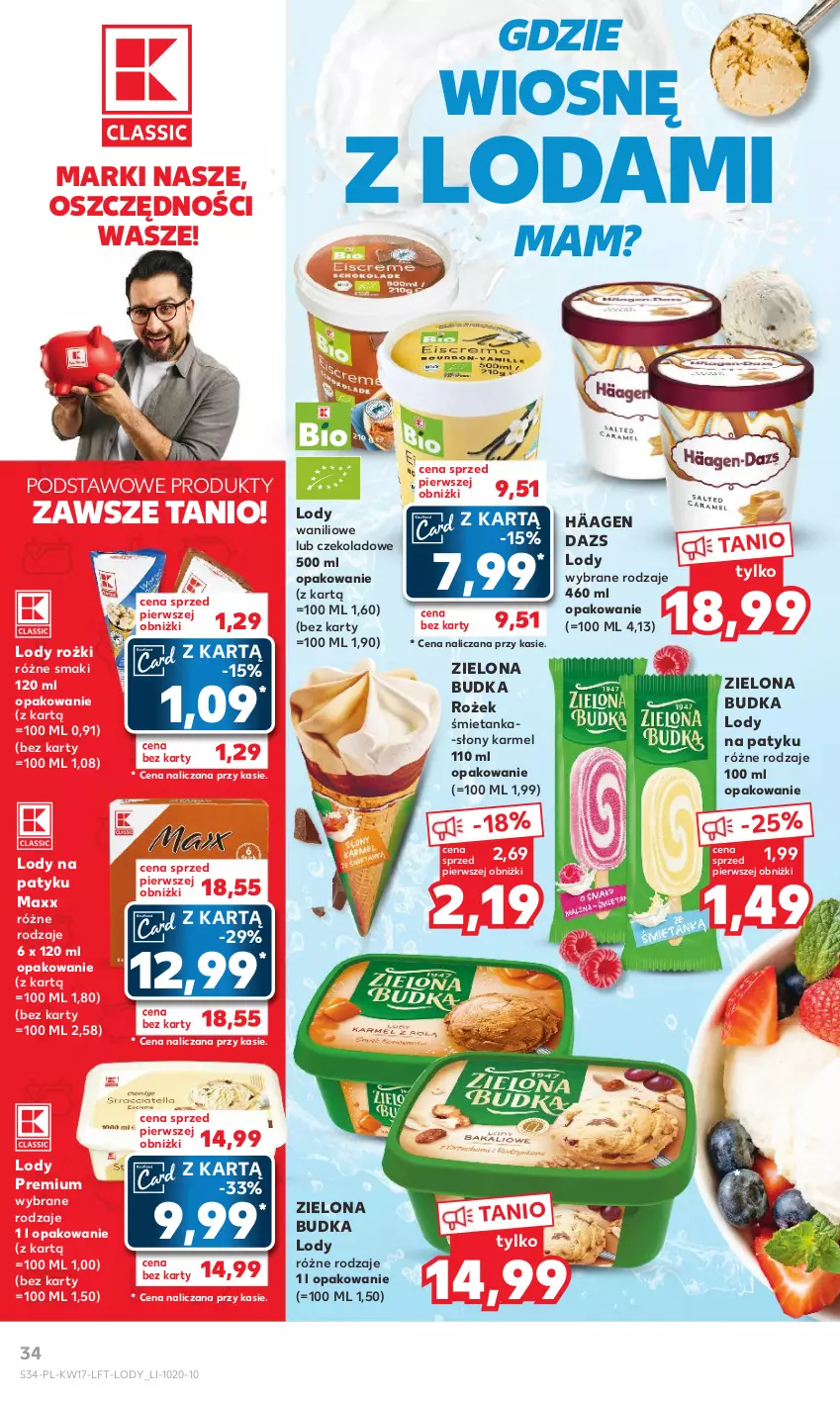 Gazetka promocyjna Kaufland - Gazetka tygodnia - ważna 26.04 do 02.05.2023 - strona 34 - produkty: Lody, Zielona Budka