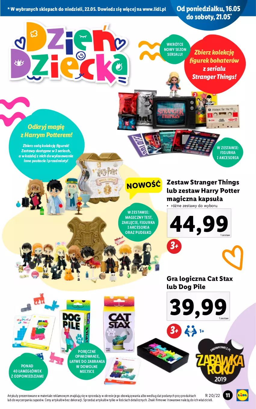 Gazetka promocyjna Lidl - KATALOG ZABAWKI - ważna 09.05 do 21.05.2022 - strona 11 - produkty: Gra, Harry Potter, Por, Pudełko, Ser, Tran