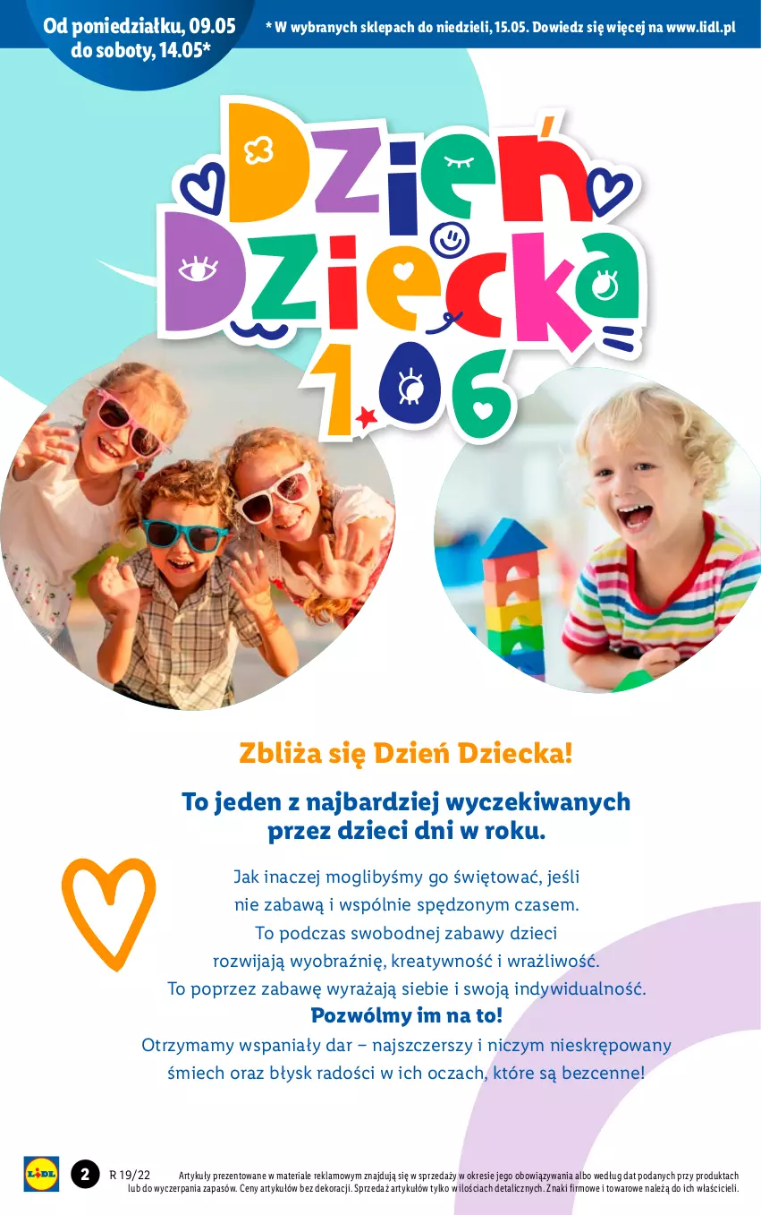 Gazetka promocyjna Lidl - KATALOG ZABAWKI - ważna 09.05 do 21.05.2022 - strona 2 - produkty: Dzieci