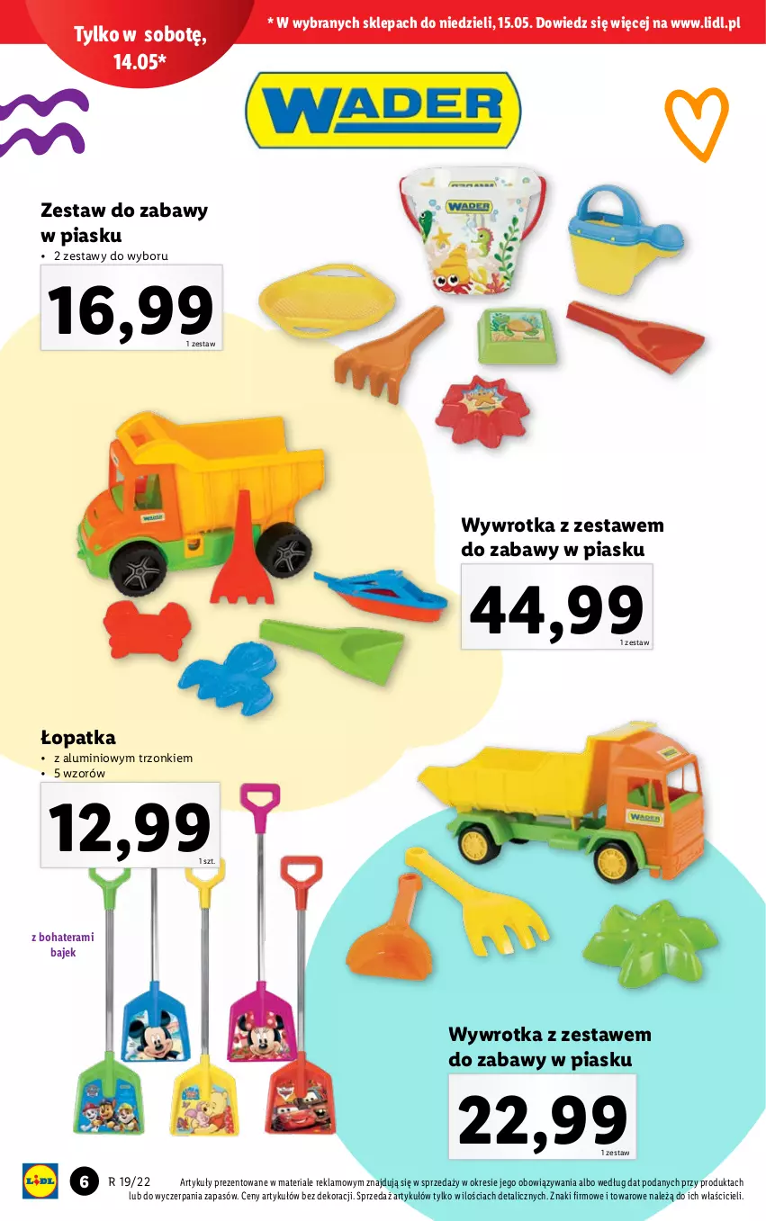 Gazetka promocyjna Lidl - KATALOG ZABAWKI - ważna 09.05 do 21.05.2022 - strona 6 - produkty: Tera, Wywrotka