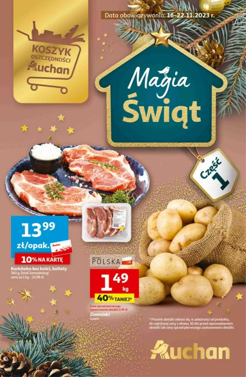 Gazetka promocyjna Auchan - ważna 16.11 do 22.11.2023 - strona 1