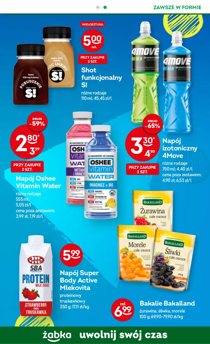 Gazetka promocyjna Żabka - ważna 18.01 do 24.01.2023 - strona 23 - produkty: Bakalland, Body, Mleko, Mlekovita, Napój, Oshee