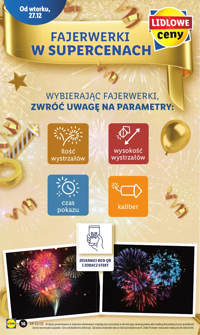 Gazetka promocyjna Lidl - GAZETKA - ważna 27.12 do 31.12.2022 - strona 16 - produkty: Fa, Sok, Strzałów