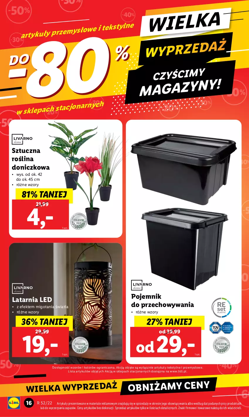 Gazetka promocyjna Lidl - GAZETKA - ważna 27.12 do 31.12.2022 - strona 30 - produkty: Gra, Latarnia, Pojemnik, Pojemnik do przechowywania