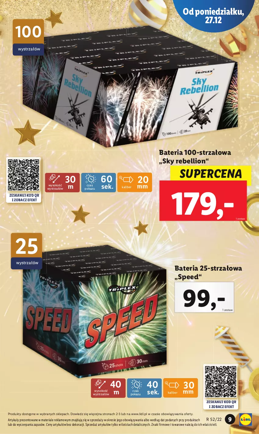 Gazetka promocyjna Lidl - GAZETKA - ważna 27.12 do 31.12.2022 - strona 9 - produkty: Bateria, Bell, Lion, Sok, Strzałów