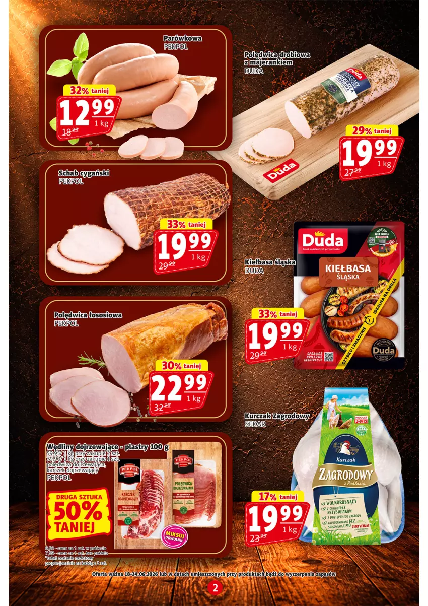 Gazetka promocyjna Prim Market - ważna 18.06 do 24.06.2026 - strona 2 - produkty: Duda, Polędwica
