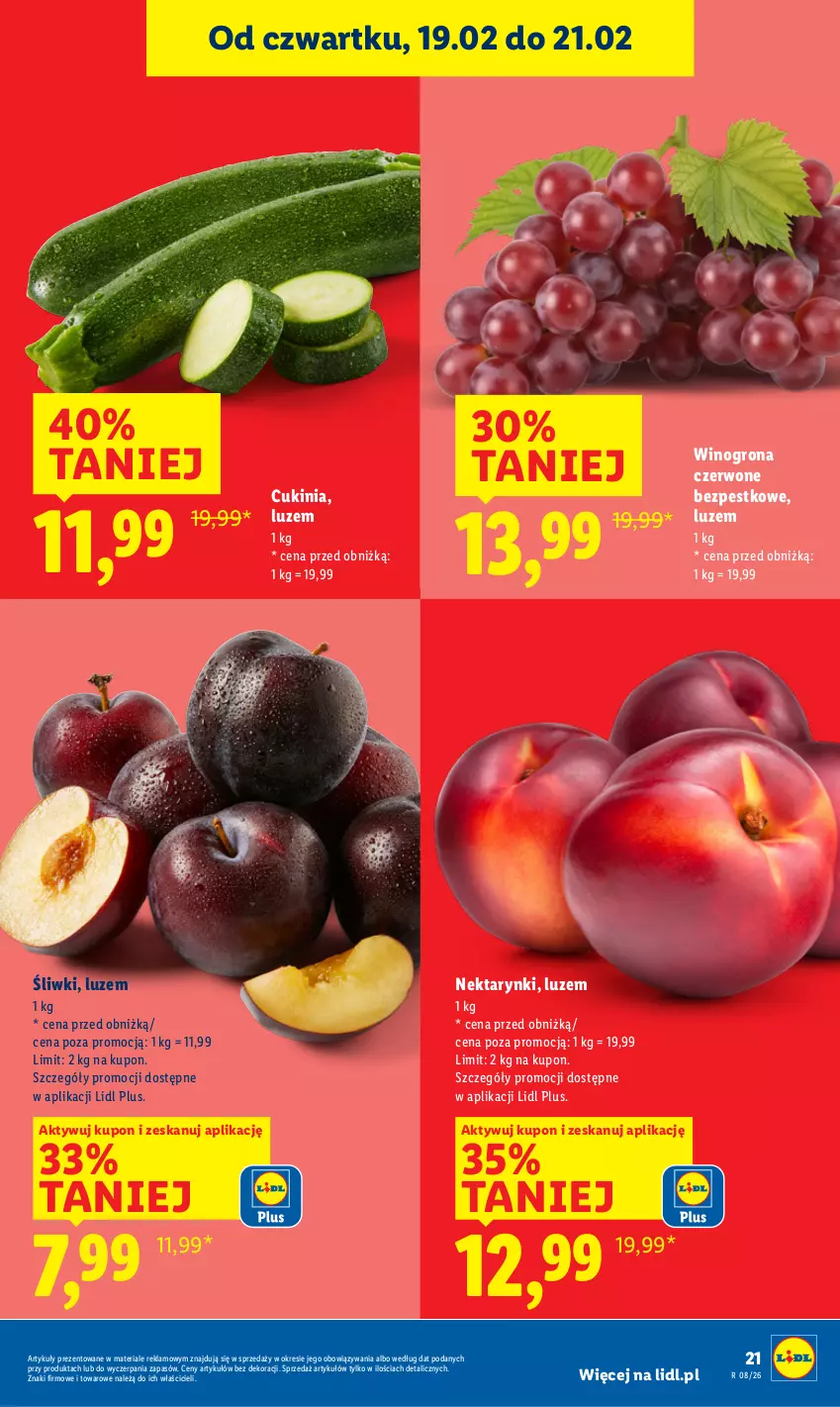 Gazetka promocyjna Lidl - GAZETKA - ważna 19.02 do 21.02.2026 - strona 21 - produkty: Nektar, Wino, Winogrona