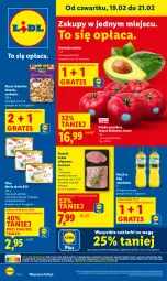 Gazetka promocyjna Lidl - GAZETKA - Gazetka - ważna od 21.02 do 21.02.2026 - strona 1 - produkty: Gra, Cukier, Pilos, Schab wieprzowy, Olej rzepakowy, Cukierki, Masło, Olej, Pomidory