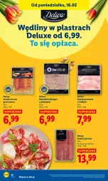 Gazetka promocyjna Lidl - GAZETKA - Gazetka - ważna od 21.02 do 21.02.2026 - strona 34 - produkty: Ser, Gra, Salami, Mortadella, Dell, Szynka