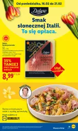 Gazetka promocyjna Lidl - GAZETKA - Gazetka - ważna od 21.02 do 21.02.2026 - strona 35 - produkty: Sos, Szynka, Penne