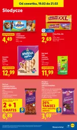 Gazetka promocyjna Lidl - GAZETKA - Gazetka - ważna od 21.02 do 21.02.2026 - strona 39 - produkty: Lubisie, Gra, Prince Polo, Karp, Czekolada mleczna, Czekolada, Brownie, Milka, Kokos